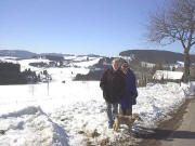 Bei Breitnau im Schwarzwald am 22.2.2003