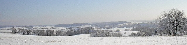 1.1.2002: Links Mauer, Mitte Schatthausen und rechts Baiertal